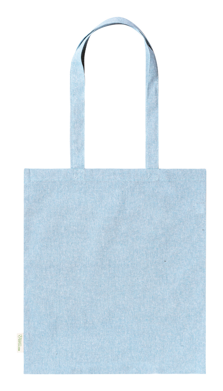 Rassel bavlněná nákupní taška - nebesky modrá
