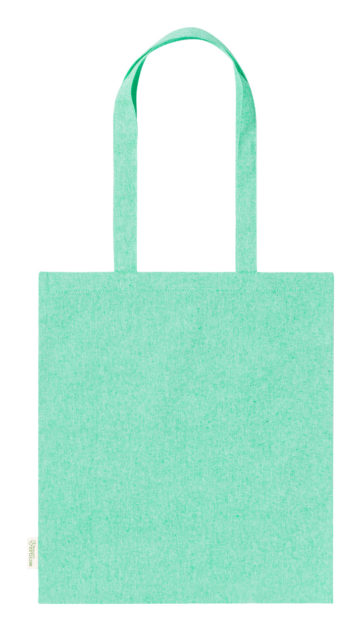 Rassel cotton shopping bag - green