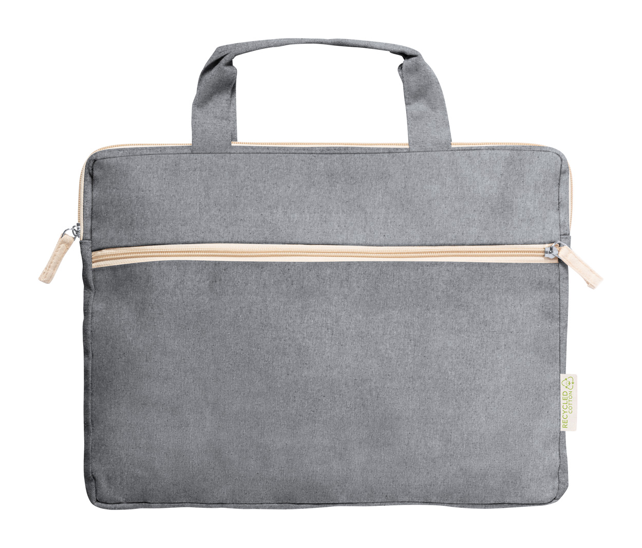 Baiplur cotton document bag - grey