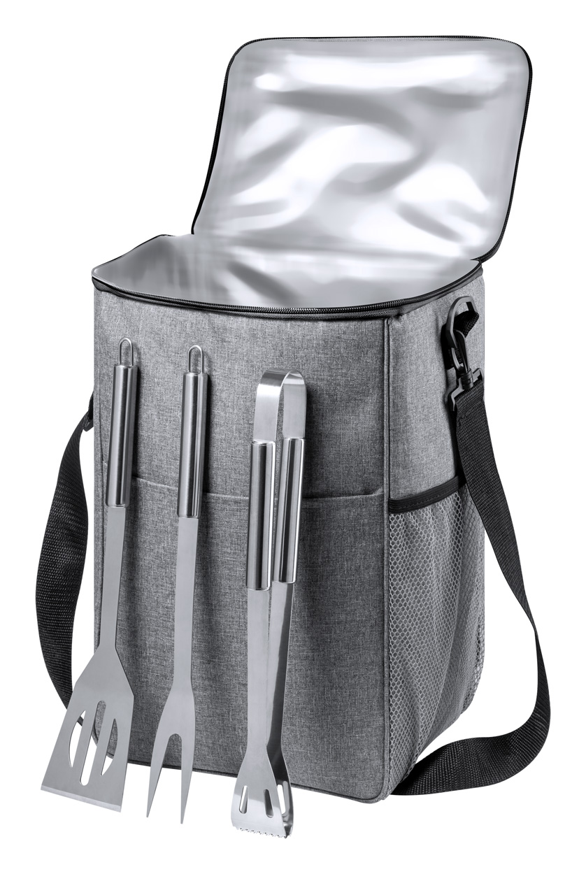 Arcadia BBQ set with cooler bag - grey