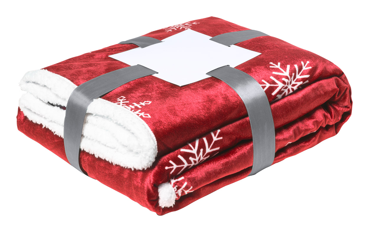 Ricord vánoční deka - červená