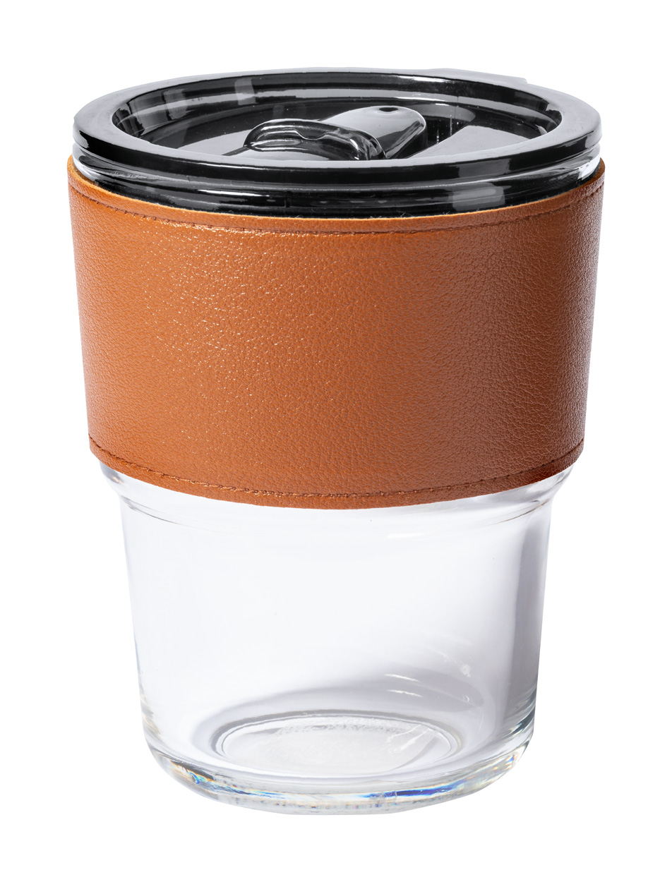 Teils glass travel mug - Transparente