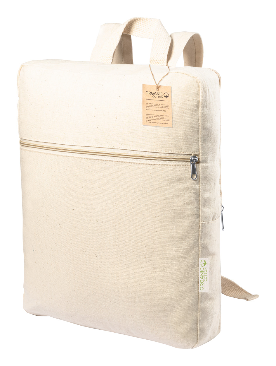 Lagrit cotton backpack - beige
