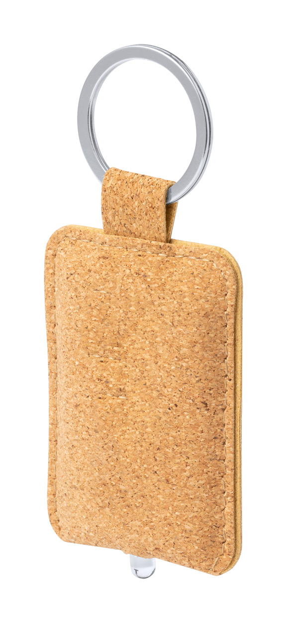 Wilbut keychain with mini flashlight - beige