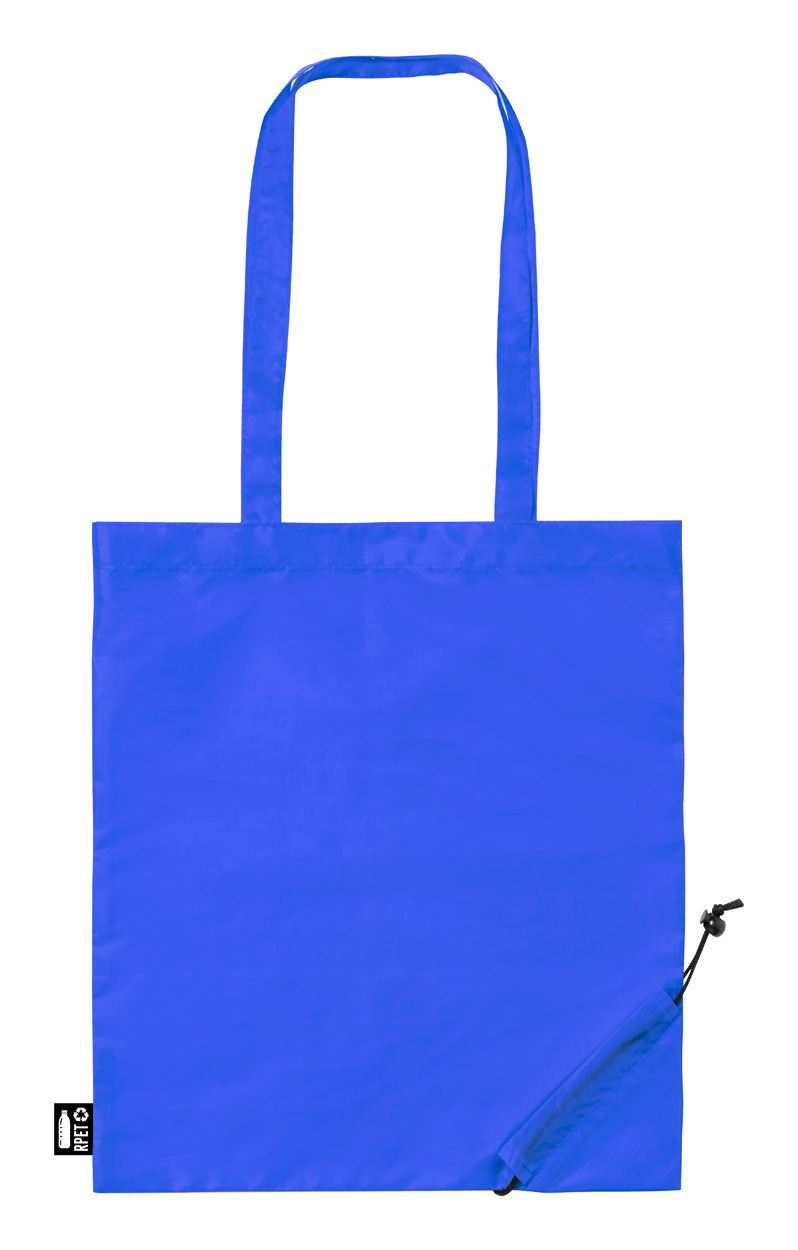 Lulu Collapsible RPET Shopping Bag - blue