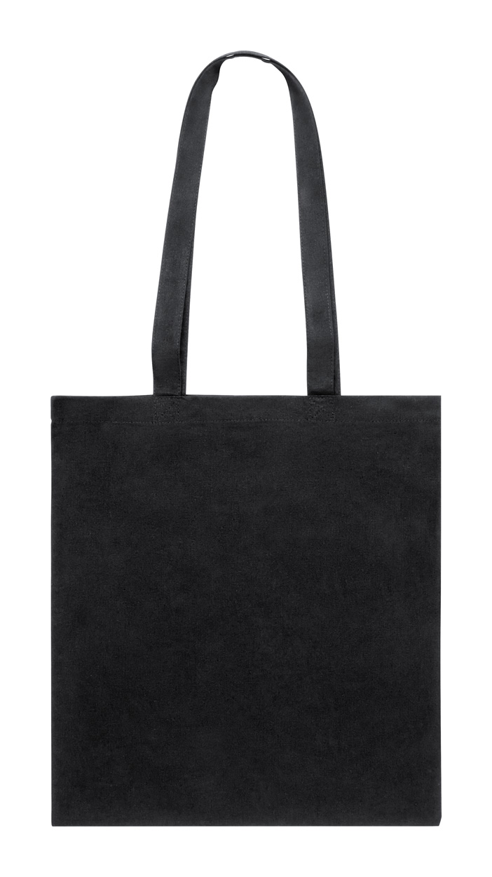 Kaiba cotton shopping bag - black
