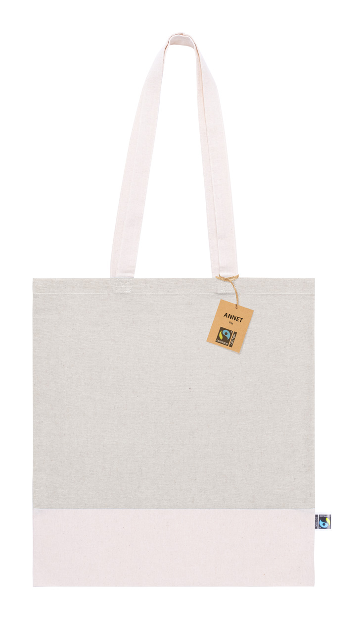 Annet Fairtrade shopping bag - beige