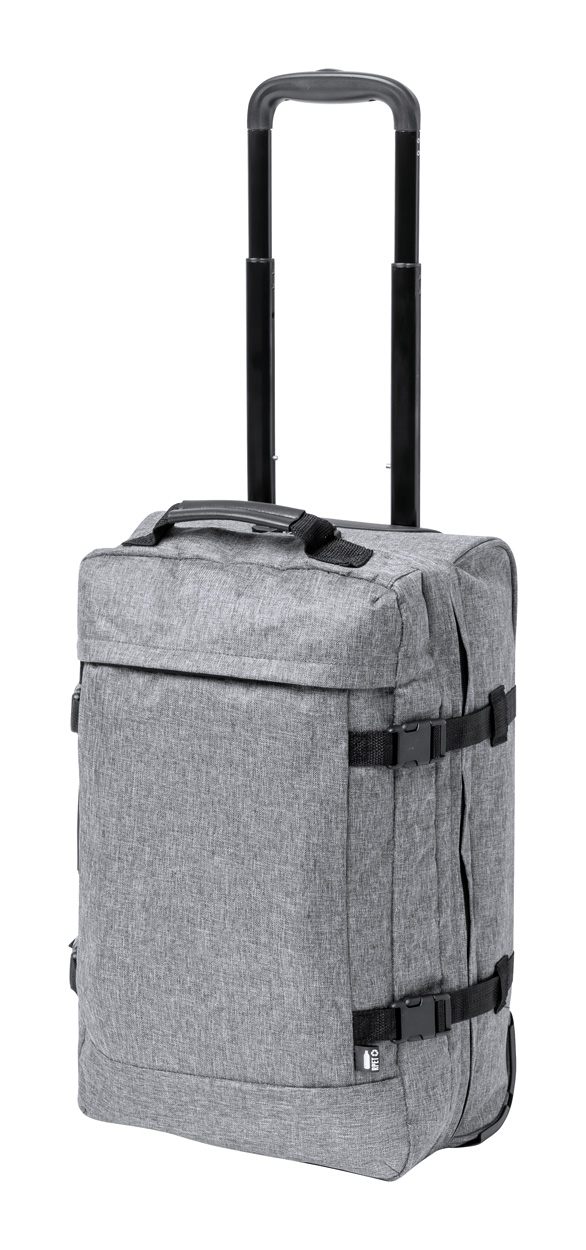 Yacman RPET bag on wheels - grey