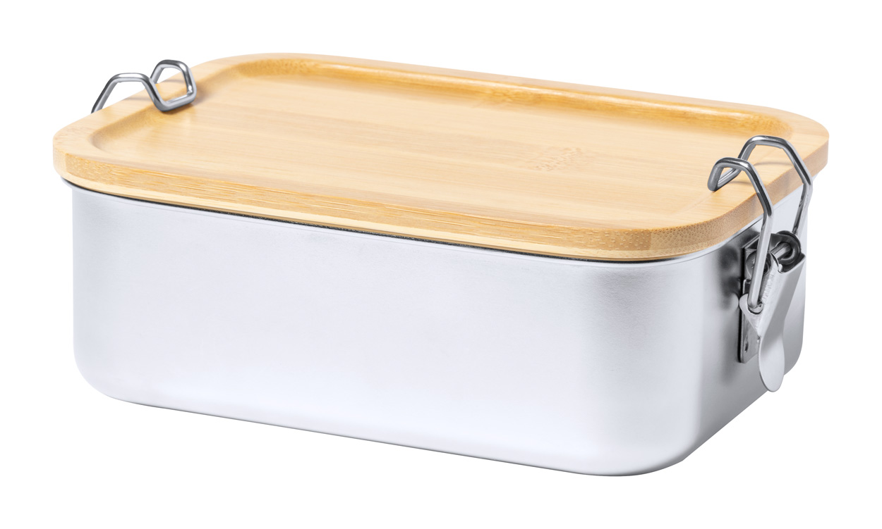 Plastic box for food - Silber
