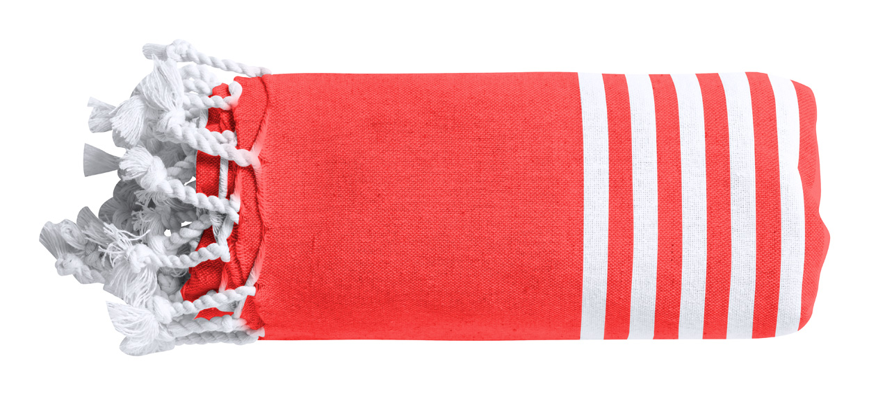 Vedant beach towel - Rot