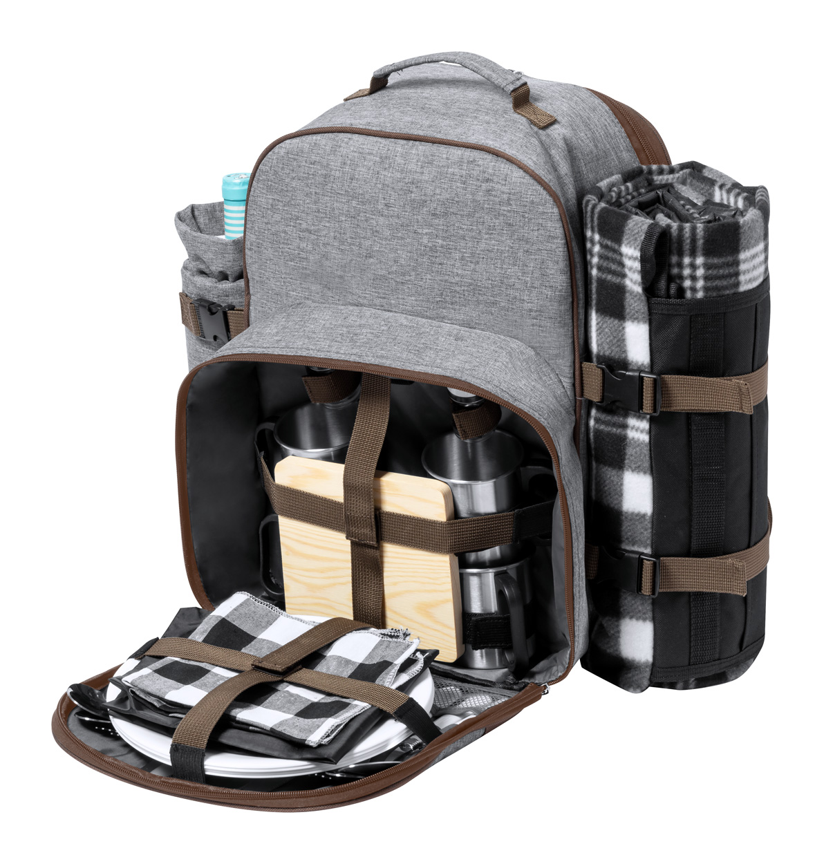 Seyman RPET picnic backpack - Grau