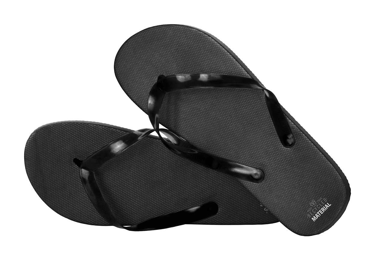 Tapiok flip flops - black