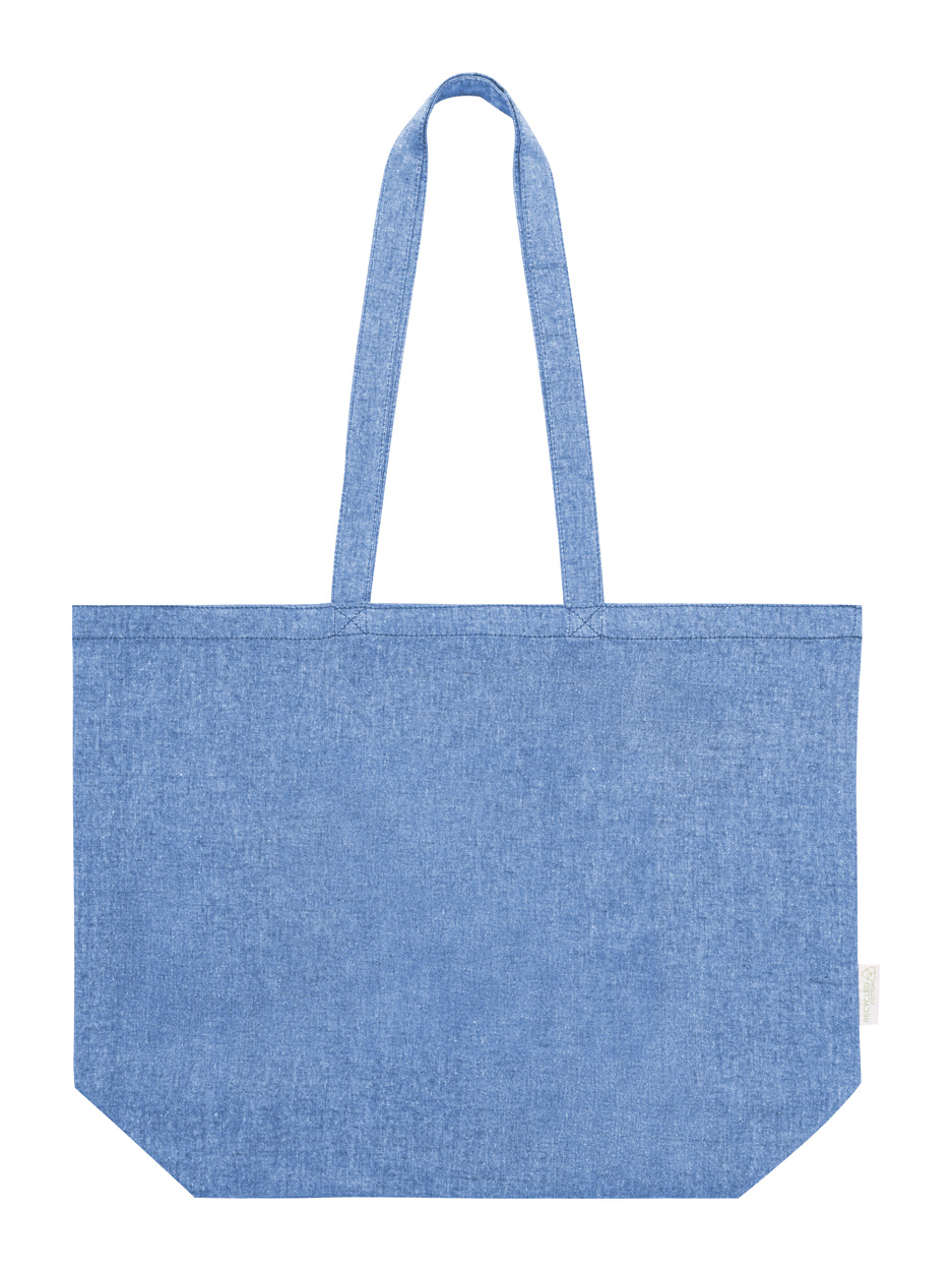 Periad cotton shopping bag - blue