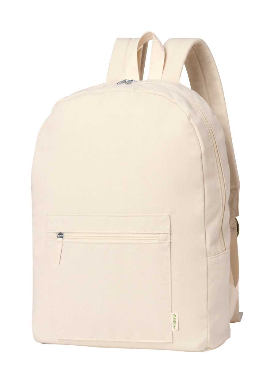 Saunders cotton backpack - beige