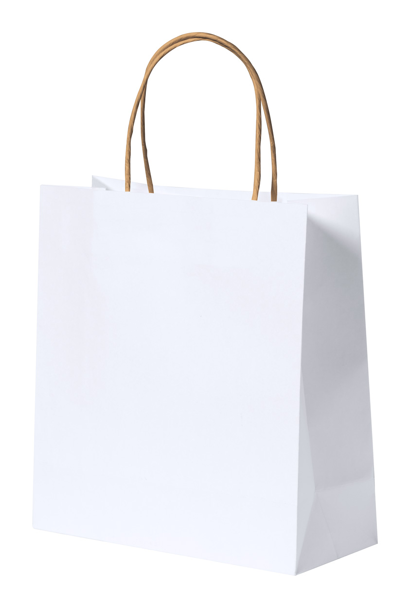 Yeman papírová taška - bílá
