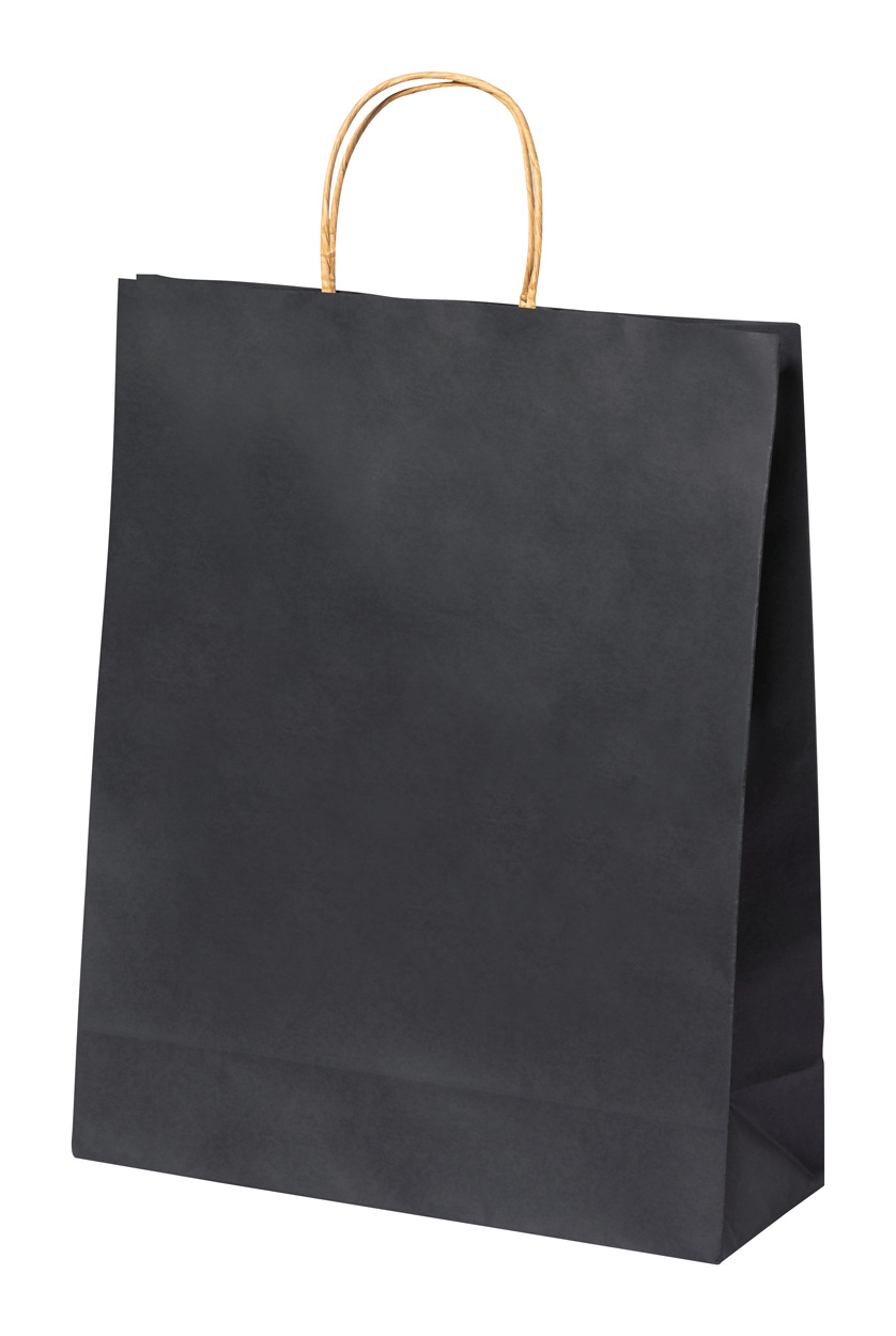 Linel papírová taška - čierna