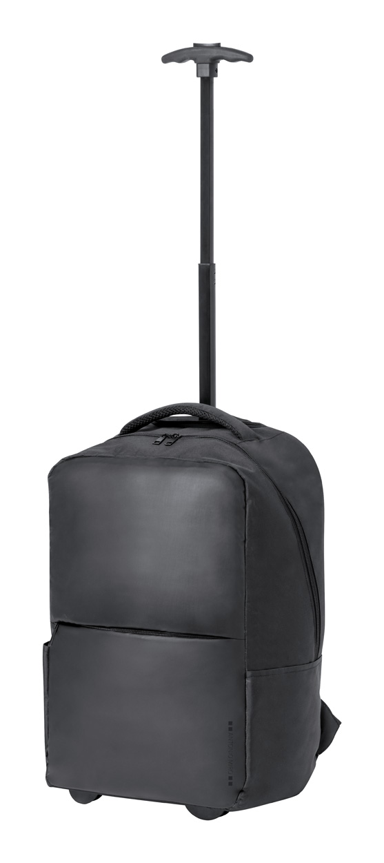Gibut backpack on wheels - black