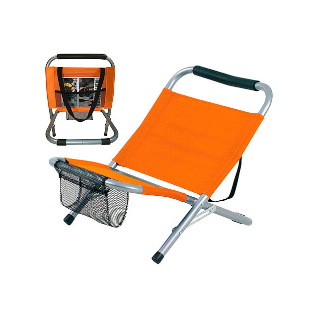 Mediterraneo skládací židle - oranžová