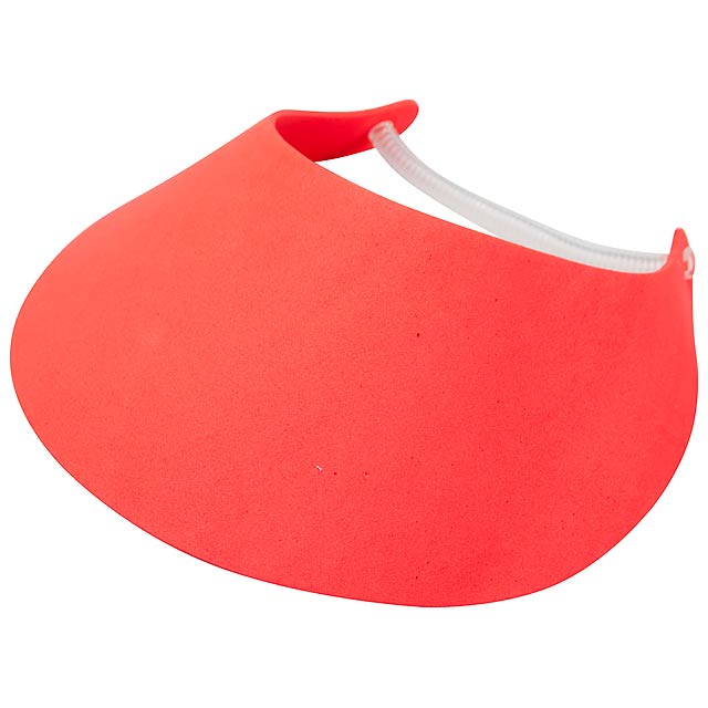 Cap with visor/sun-blind - red