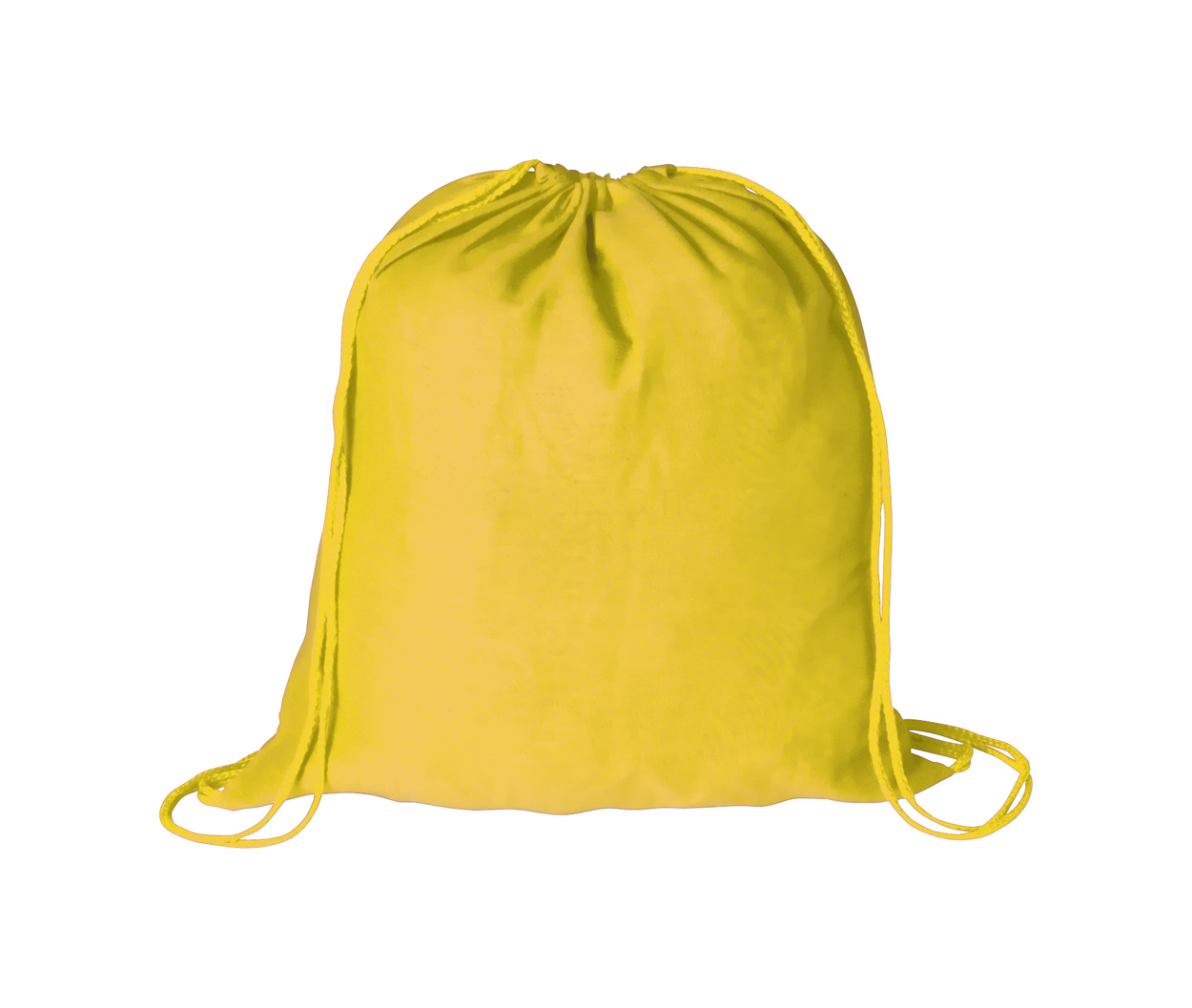 Drawstring bass bag - yellow
