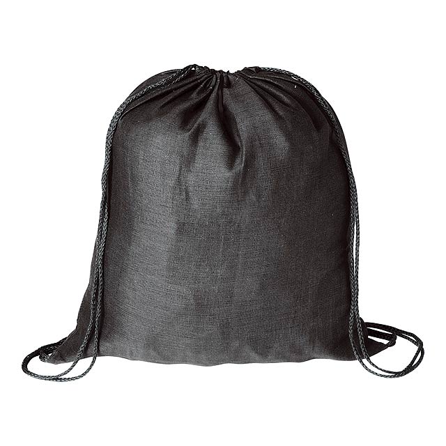 Drawstring bag - black