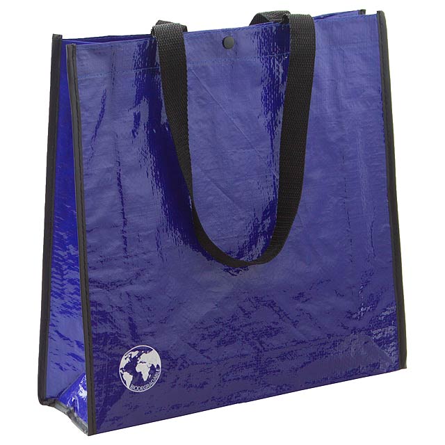 Recycle nákupní taška z recyklovaného materiálu - modrá