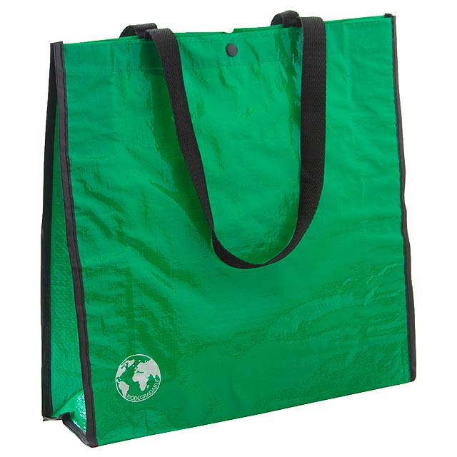 Recycle nákupní taška z recyklovaného materiálu - zelená