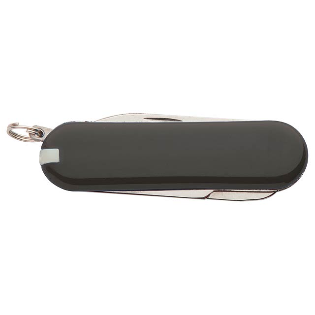 Mini multifunctional pocket knife - black