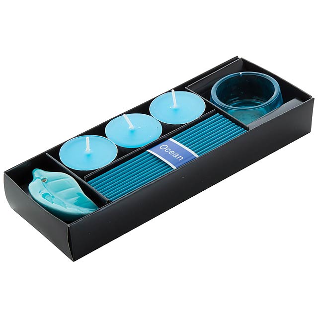 Incienso - incense set, ocean - blue