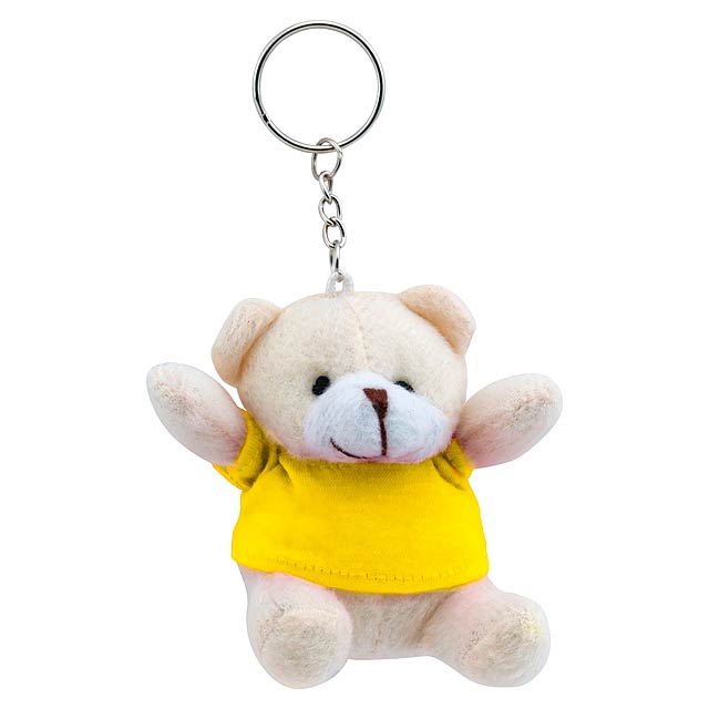 Teddy přívěšek na klíče - žltá