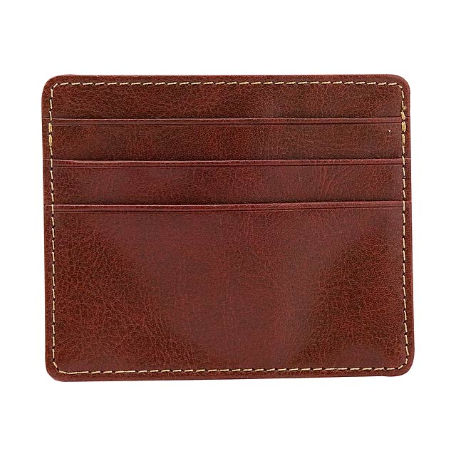 Credit card holder - brown