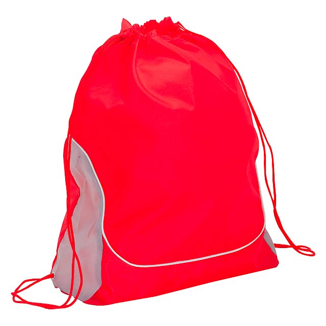 Drawstring bag - red