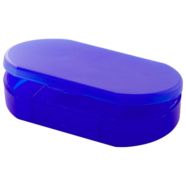 Trizone box na pilulky - modrá