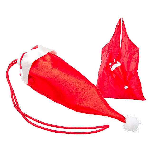 Palmi nákupní vánoční taška - červená