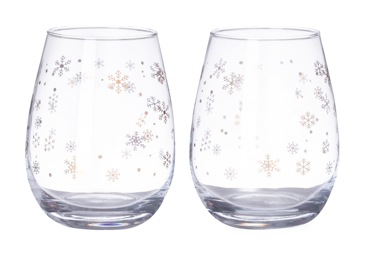 Katnis Christmas set of glasses - transparent