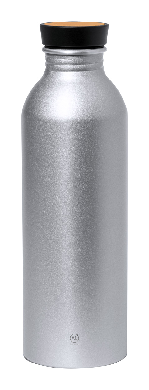 Claud recyklovaná hliníková láhev - stříbrná