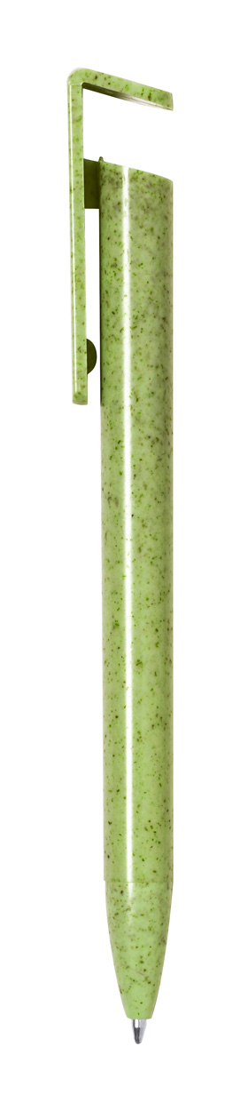 Polus kuličkové pero se stojánkem na mobil - zelená