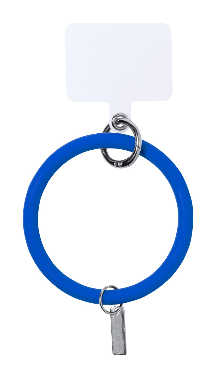 Naomi bracelet with mobile phone holder - blue