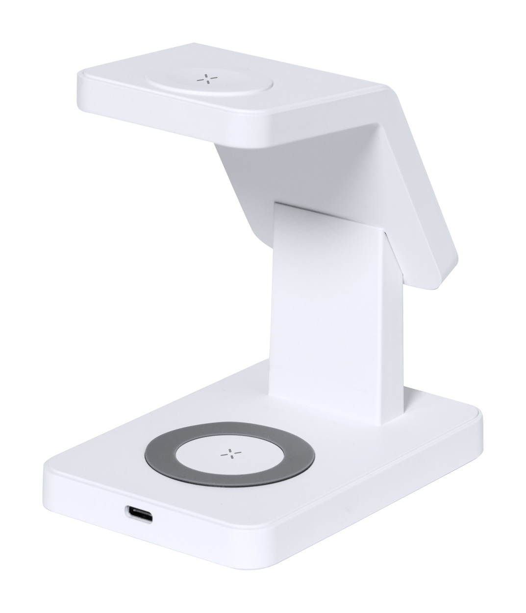 Krastop wireless charger with mobile phone stand - white