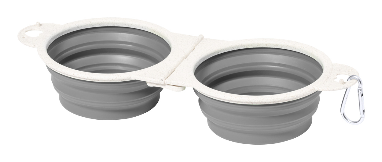 Saluki dog bowl - grey