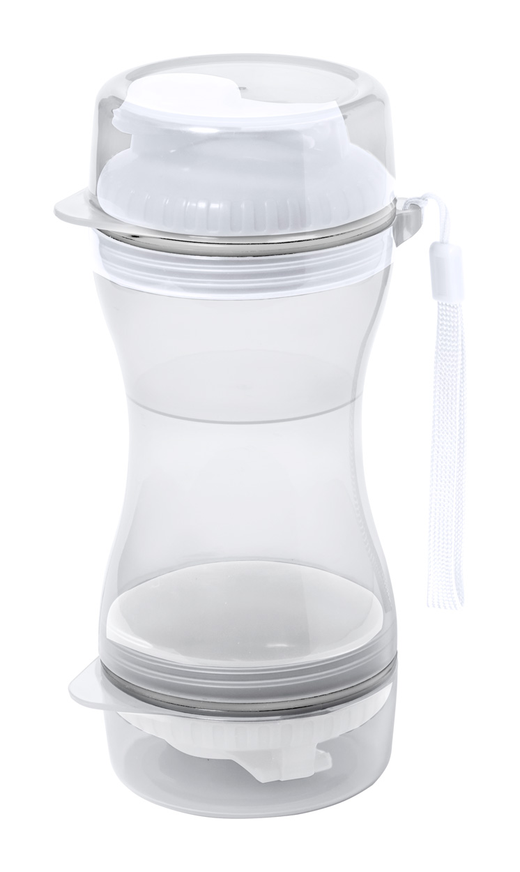 Treiver pet food dispenser - white