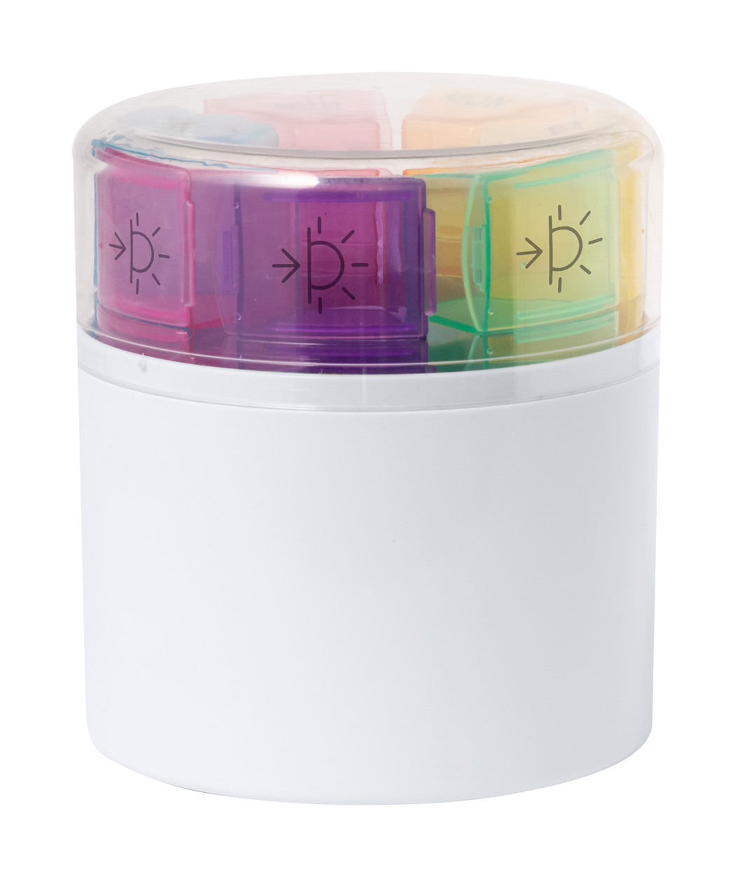 Ablix box na pilulky - multicolor