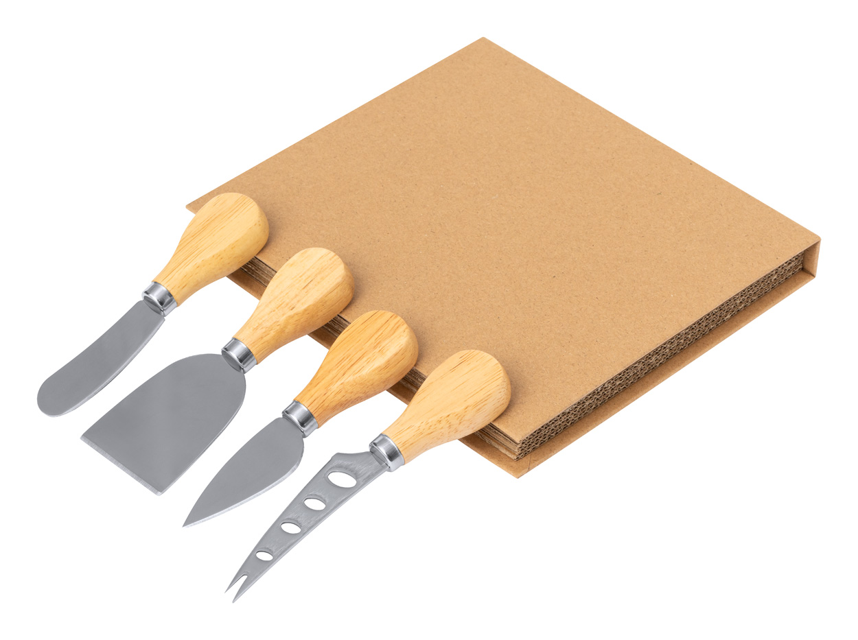 Kubin set of cheese knives - Beige