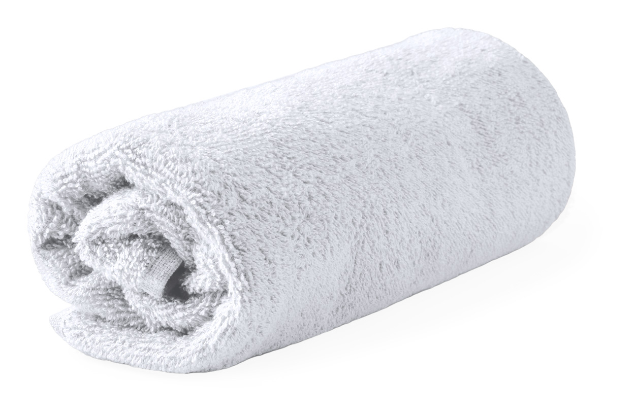 A towel cradle - white