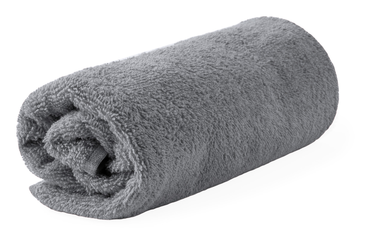 A towel cradle - grey