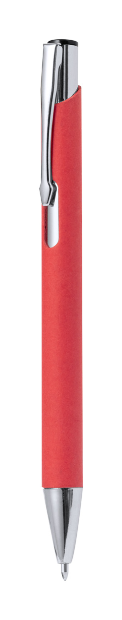 Uzor kuličkové pero - červená
