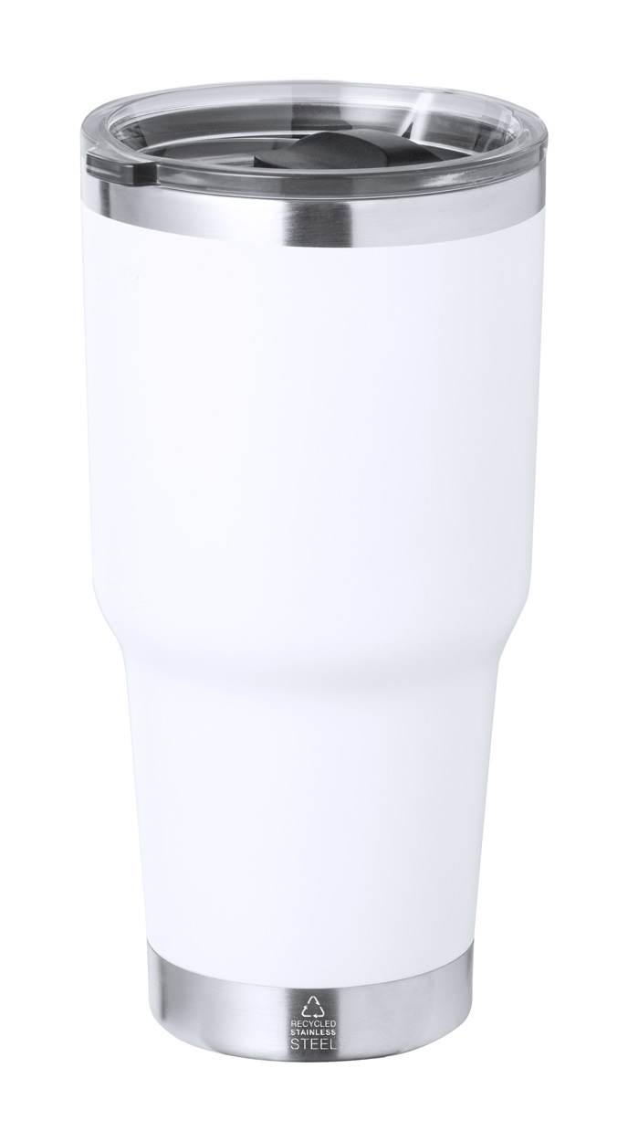 Tobey thermo mug - white
