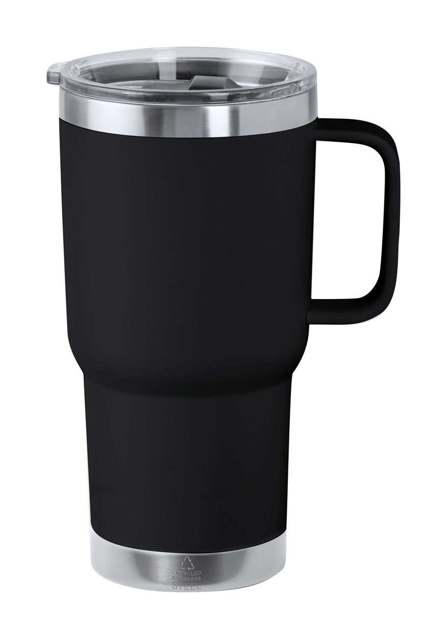 Pasteur thermo mug - black