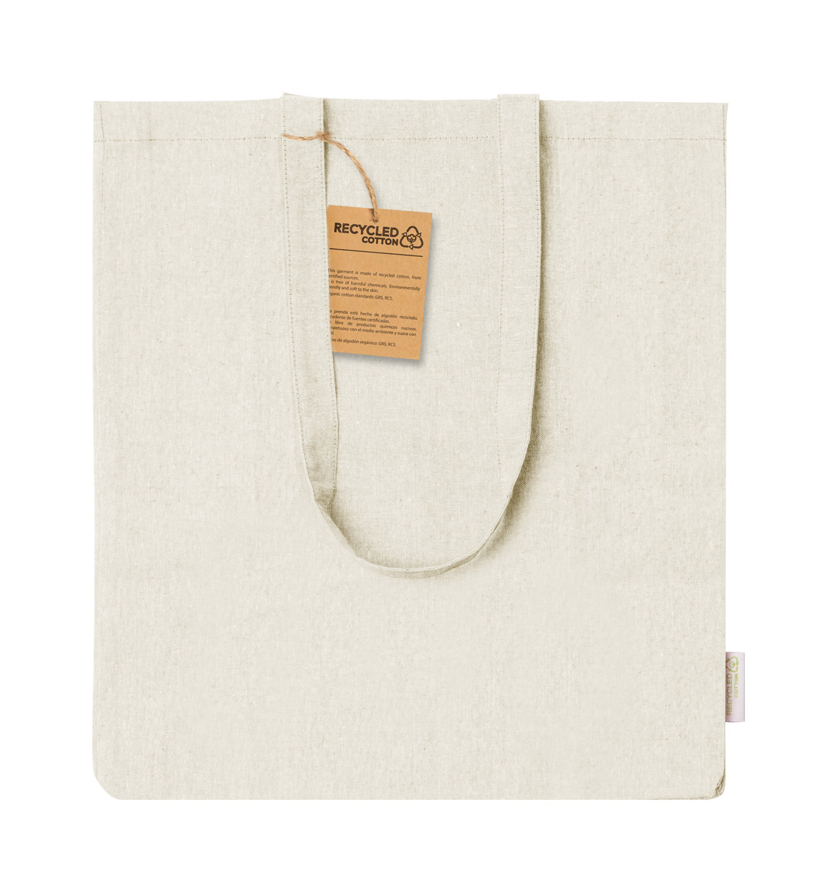 Bestla cotton shopping bag - beige
