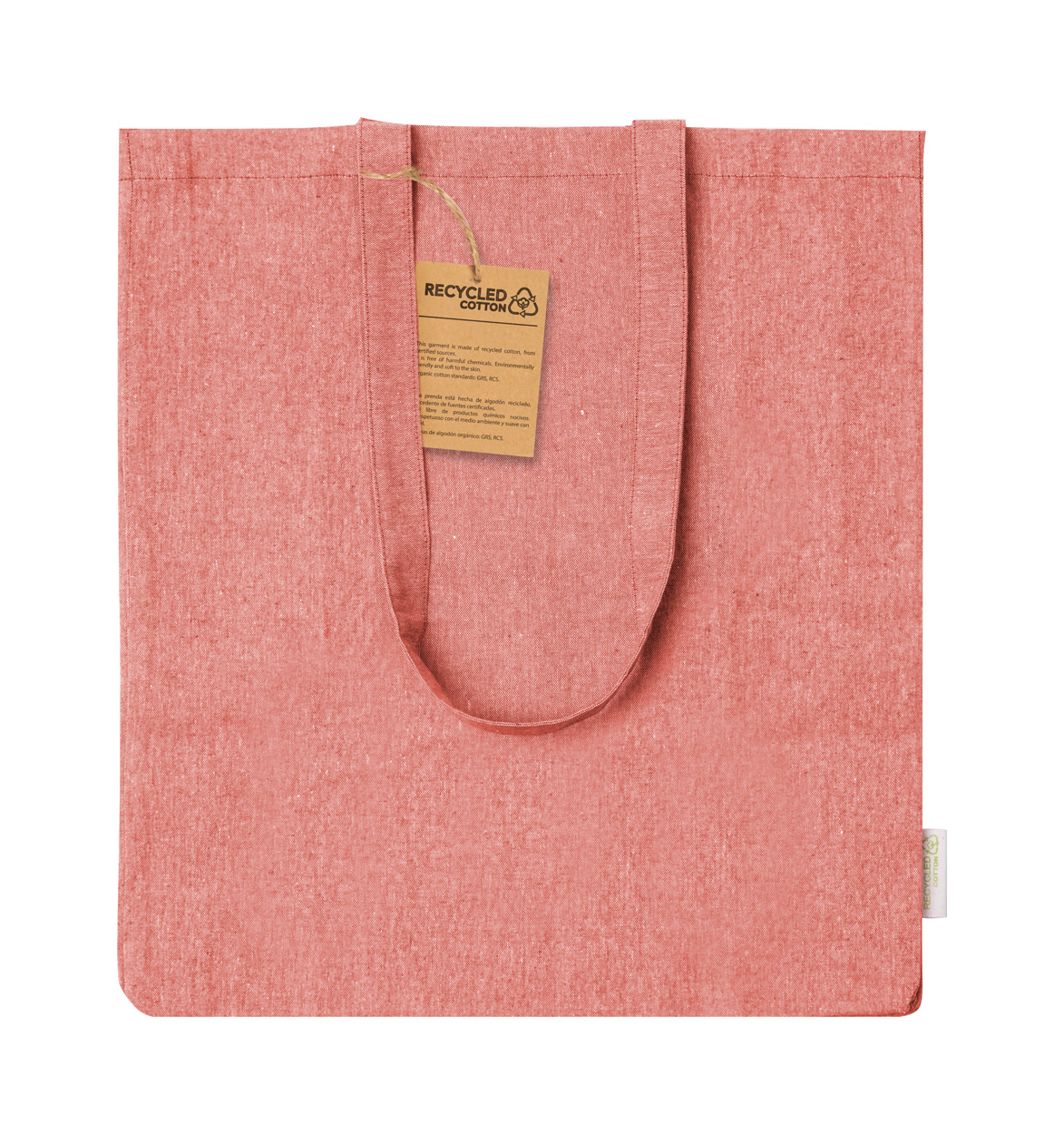 Bestla cotton shopping bag - red